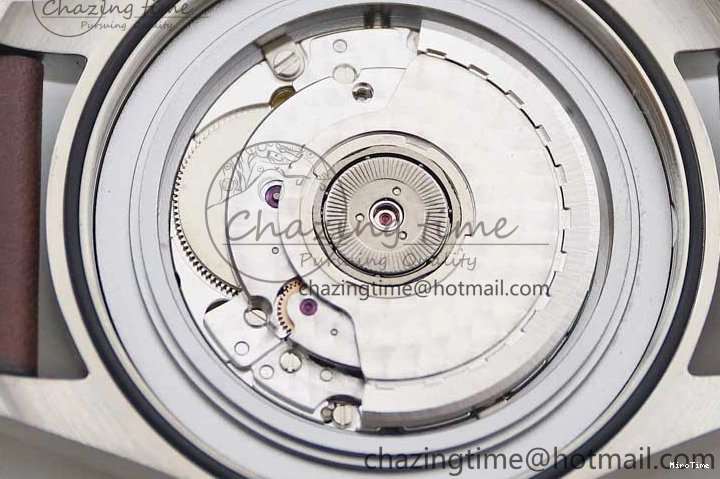 MIROTIME 1226 HighQuality Mark XVIII IW327010 SS M+F 1:1 Best Edition Brown Dial on Brown Leather Strap A 7049